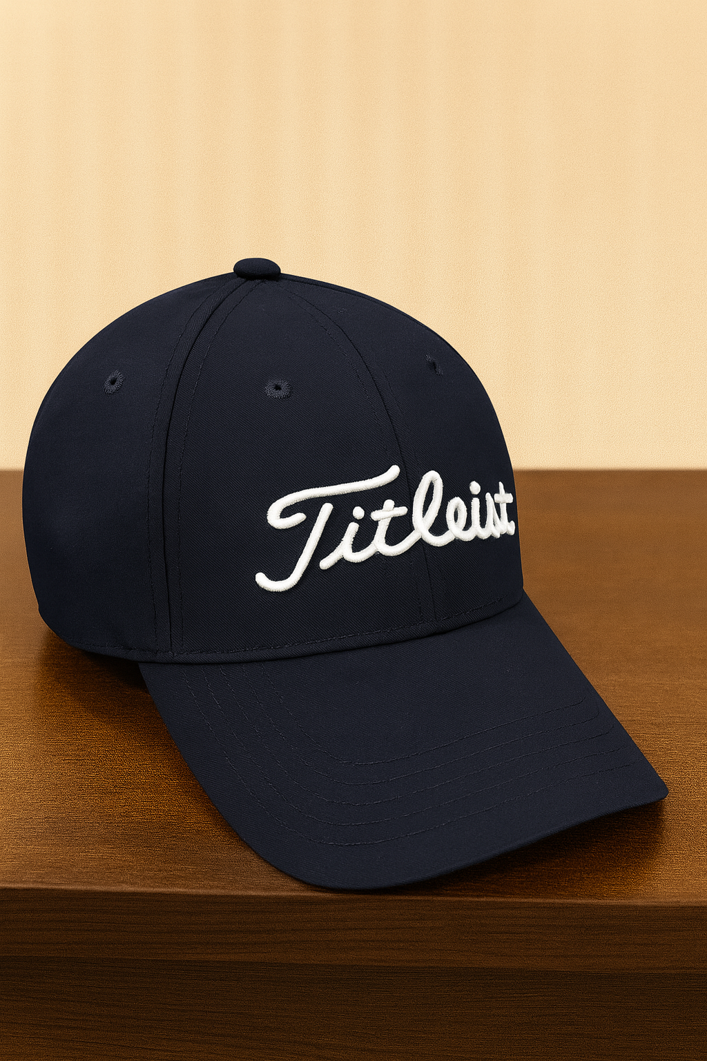 Titleist Classic Black Golf Cap – Adjustable Fit