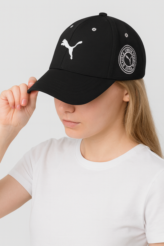 Puma Classic Black Cap – Adjustable Fit