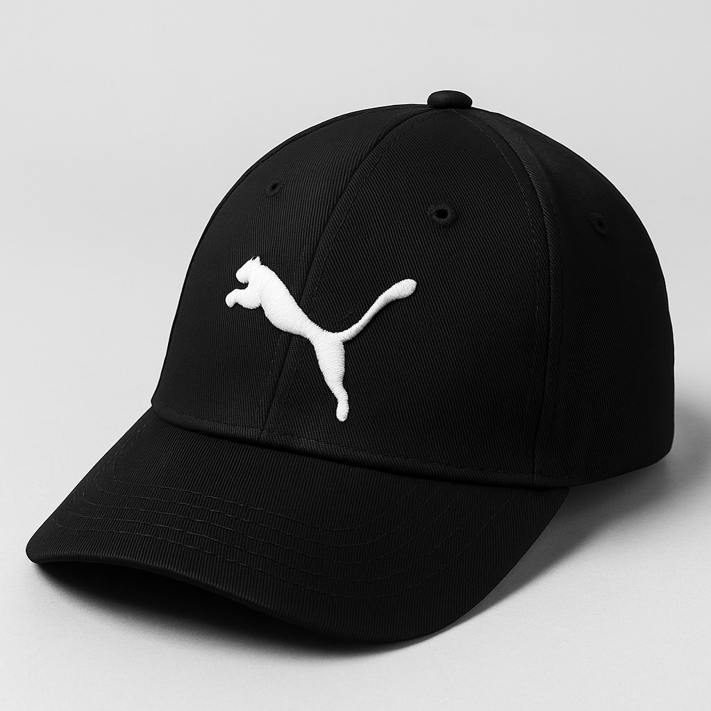 Puma Classic Black Cap – Adjustable Fit