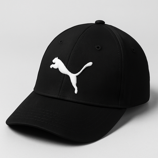 Puma Classic Black Cap – Adjustable Fit